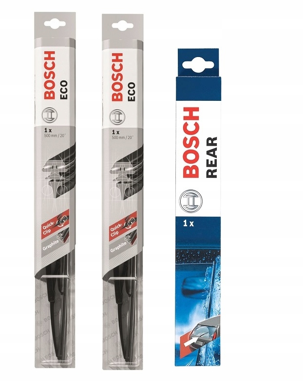 

3x Wycieraczki Bosch eco Toyota Yaris 2 II tył