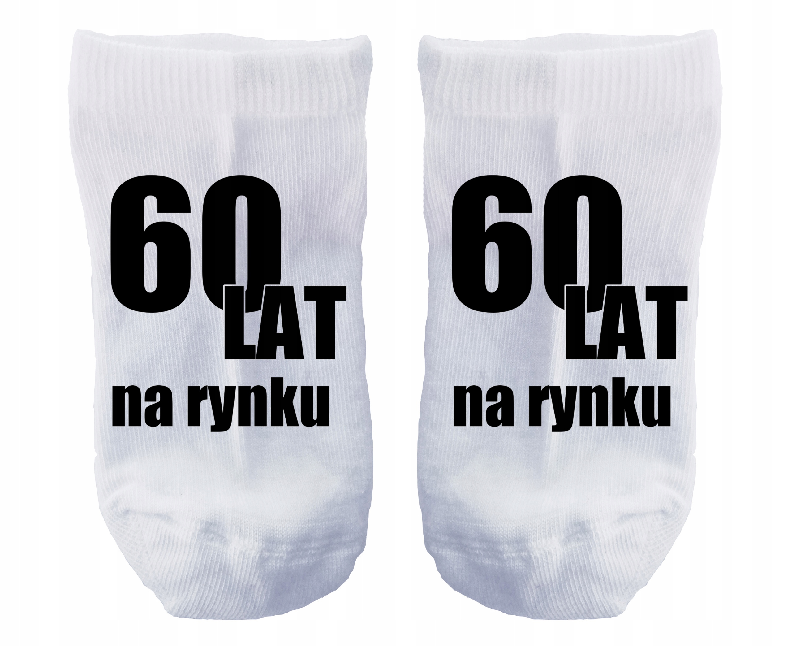 

Skarpetki 60 lat na rynku urodziny Prezent r.44