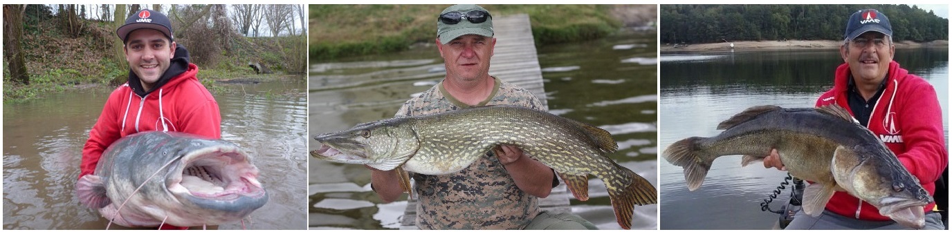 2 x MEPPS COMET SILVER Nr.4 / 8 gr RED / BLUE DOTS Rozmiar 4