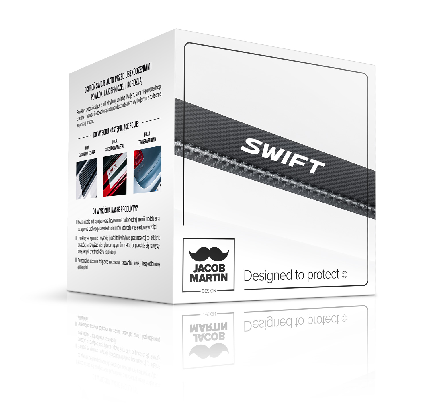 CARBON Naklejki na progi Suzuki SWIFT V (201017