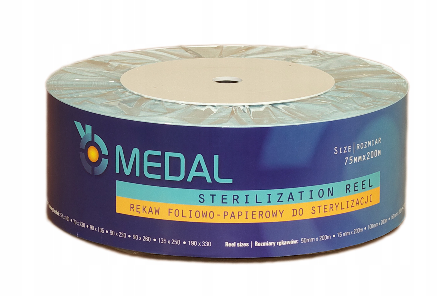 

Rękaw Do Sterylizacji Medal Płaski 7,5cm x 200m