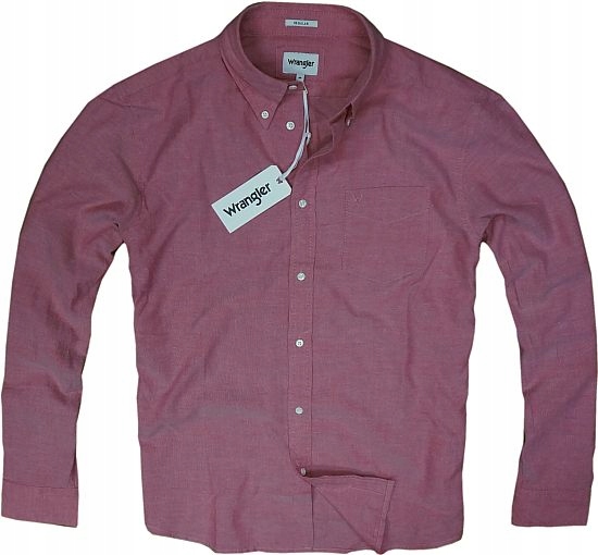 

Wrangler koszula ragular klasyczna Red różowa M