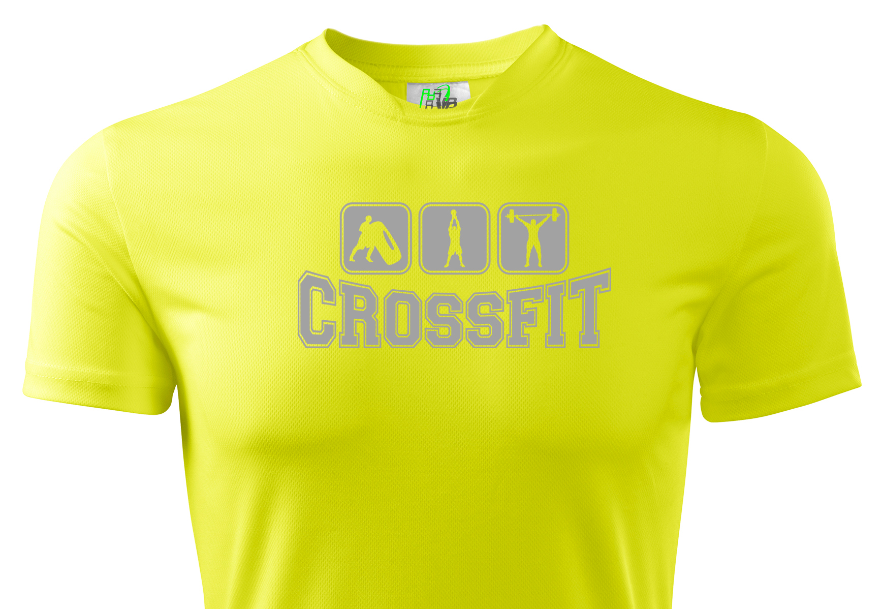 

Treningowa Koszulka Termiczna Crossfit - Fluo Hvr
