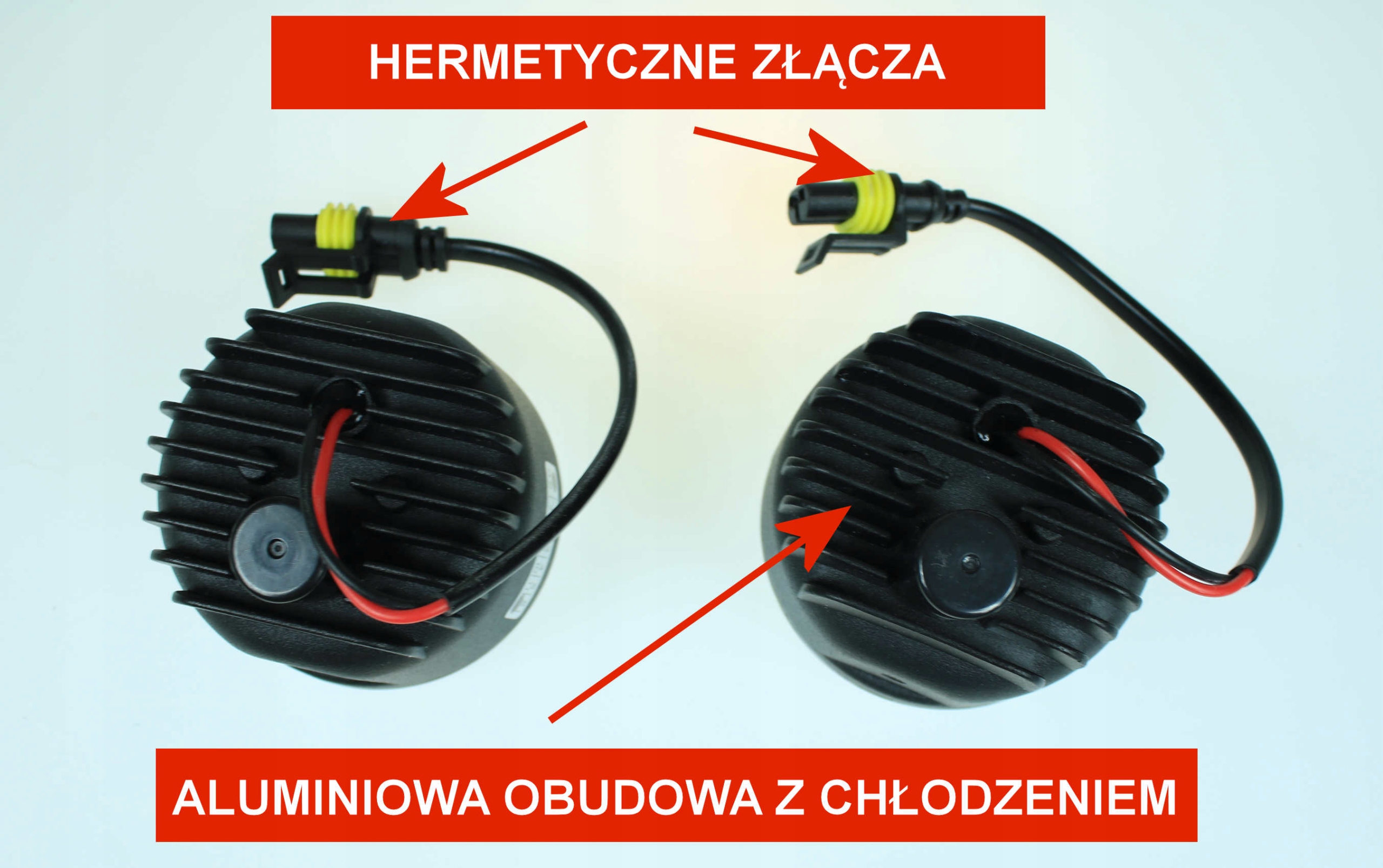 ŚWIATŁA DZIENNE LED OKRĄGŁE DRL 510 HP 12V / 24V Numer katalogowy części 01524