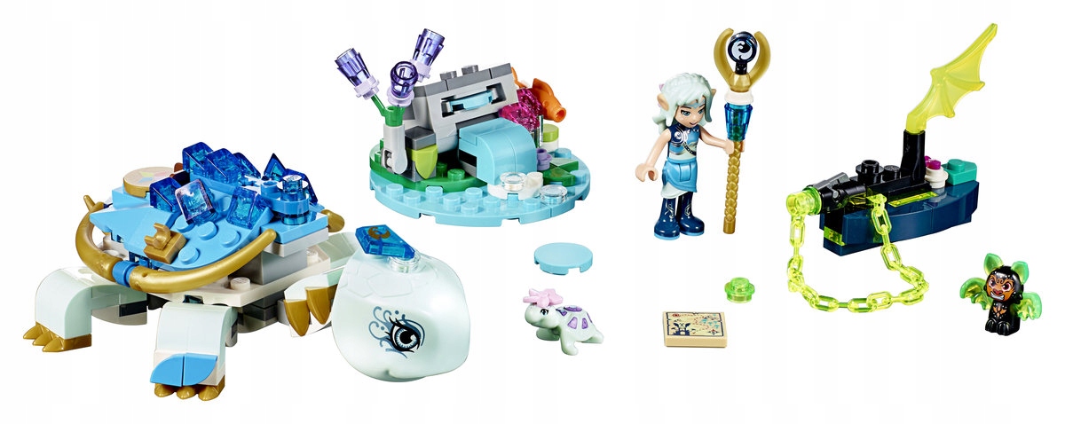 LEGO ELVES 41191 NAIDA I ZASADZKA NA ŻÓŁWIA WODY Marka LEGO