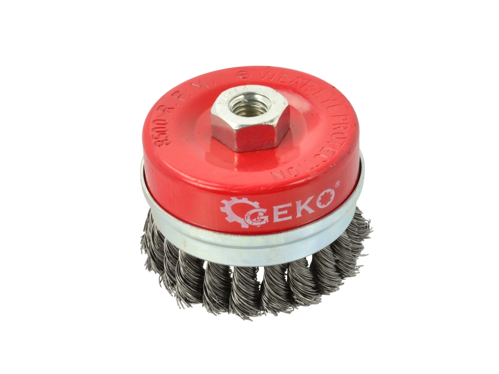 DRUCIANA SZCZOTKA CZOŁOWA DRUT SKRĘCANY 100mm M14