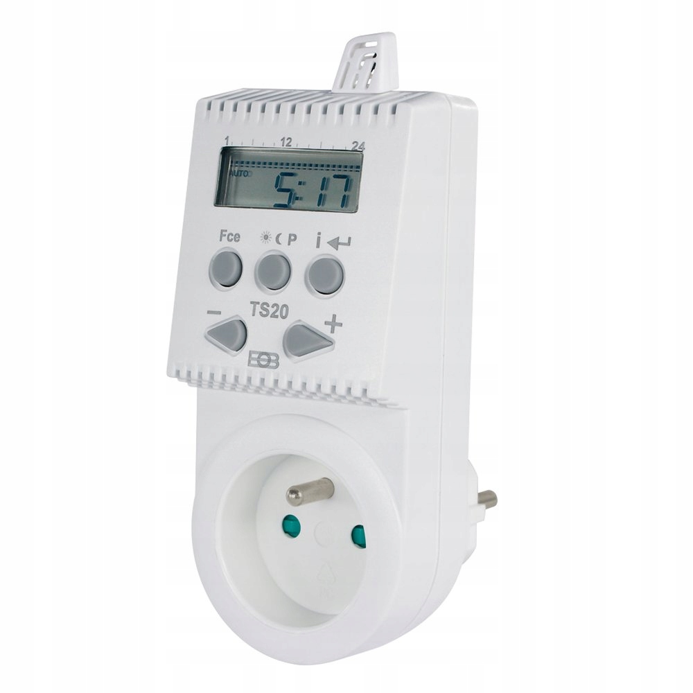 Termostat gniazdkowy Elektrobock TS20 - Sterownik