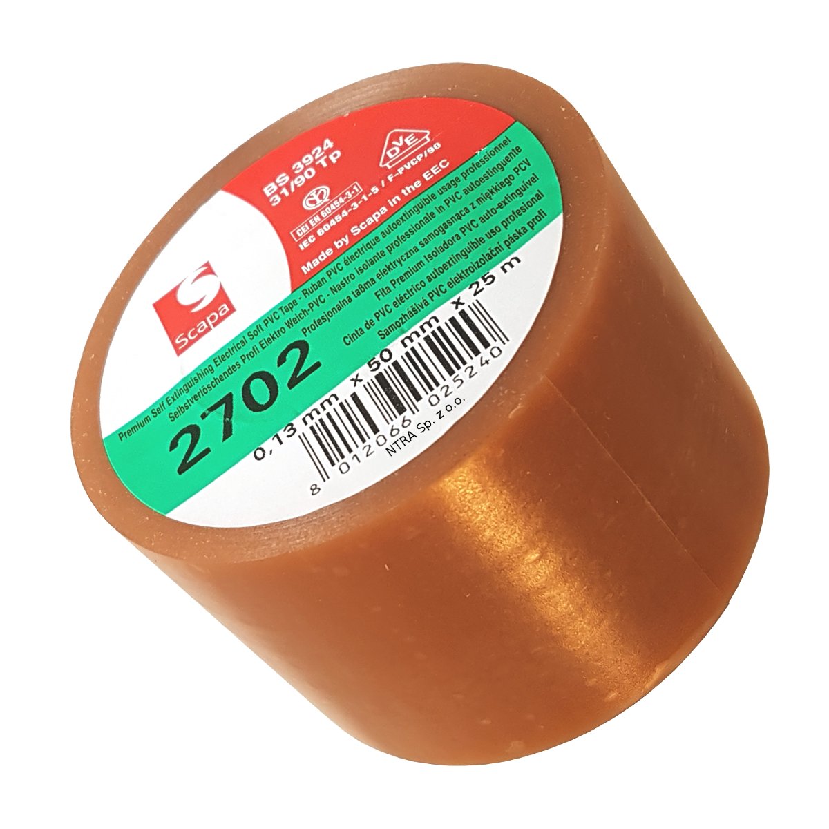 

Taśma izolacyjna Scapa 2702 50mm/25m przezroczysta