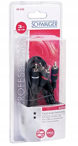 

Kabel 2 RCA-2 Rca Cinch Przewód Audio 3 M CIK5430