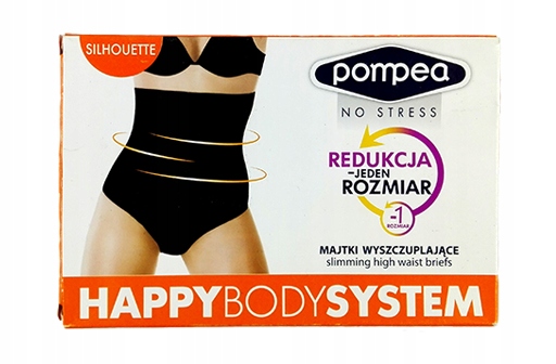 

Pompea majtki wyszczuplające Czarne *s redukcja