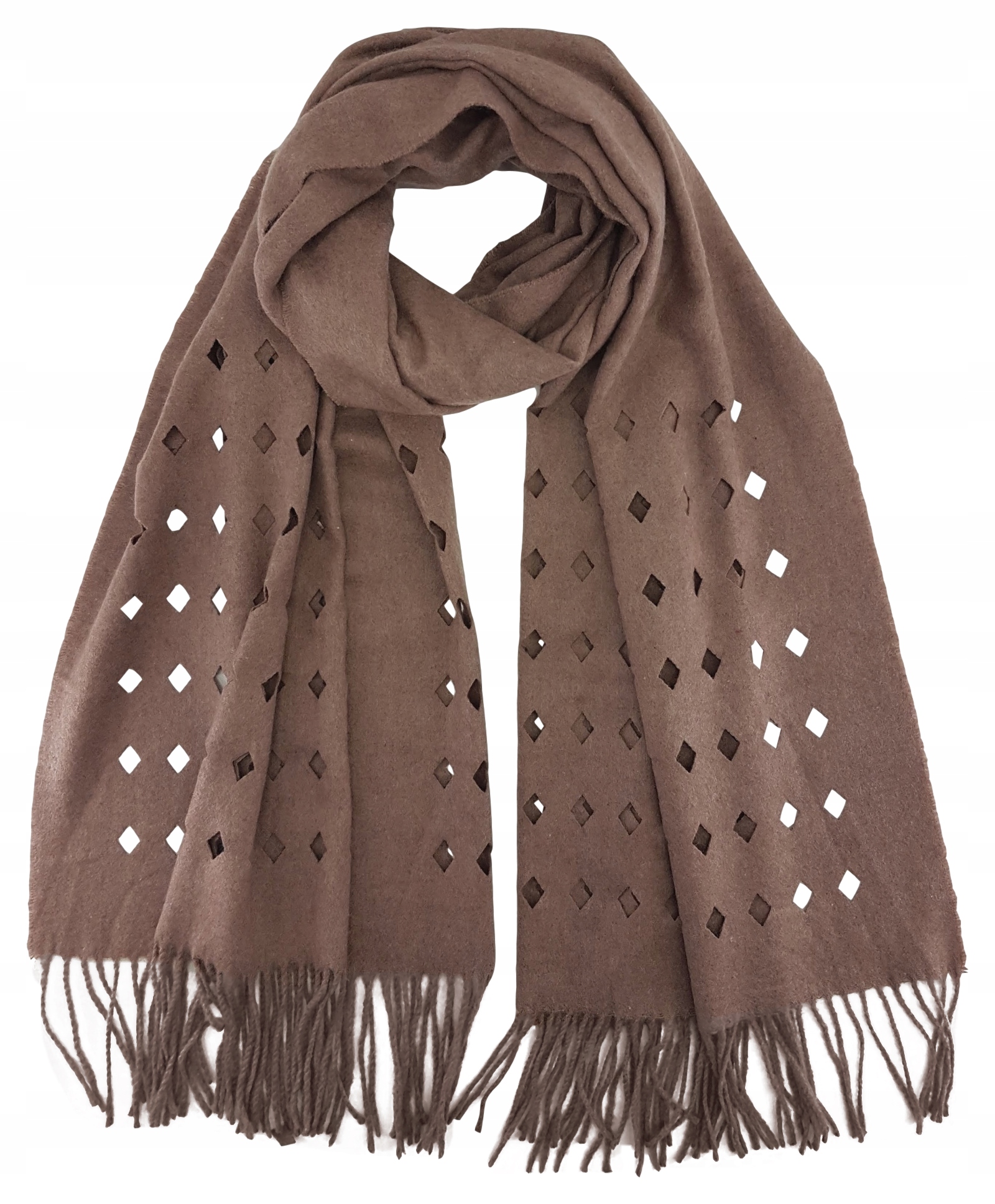 DUŻY SZAL AŻUROWY SZALIK KASZMIR KASZMIROWY JAKOŚĆ