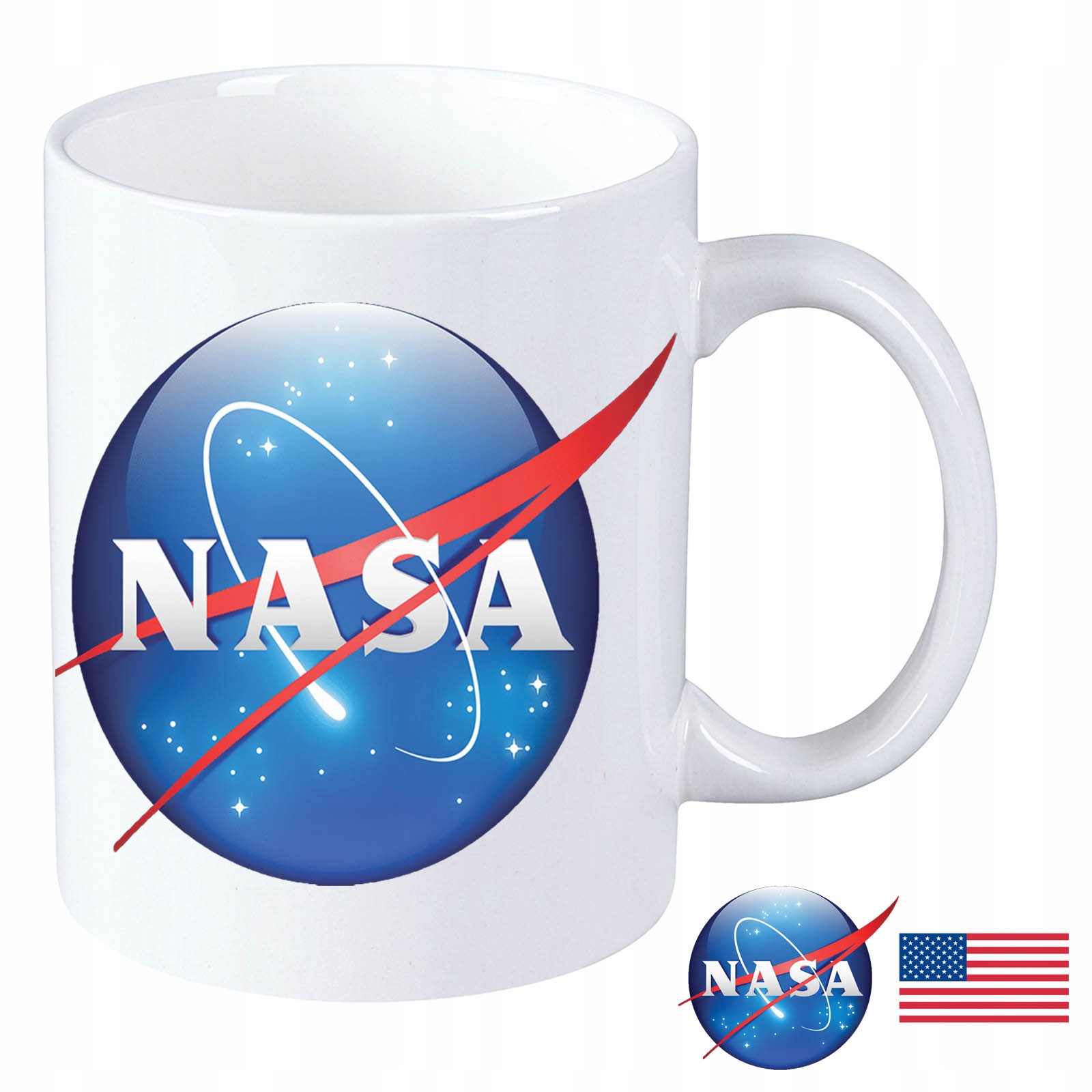 

Kubek Nasa, Usa, Kennedy, Apollo, Kubek 2 stronny