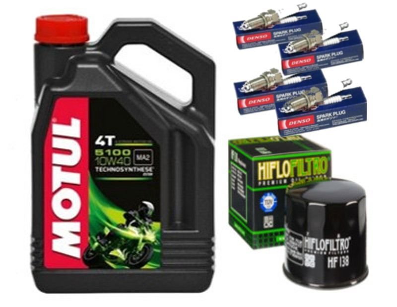 U24ETR - HF138 MOTUL 5100 ФИЛЬТР СВЕЧИ ДЛЯ SUZUKI GSX1400 01-05