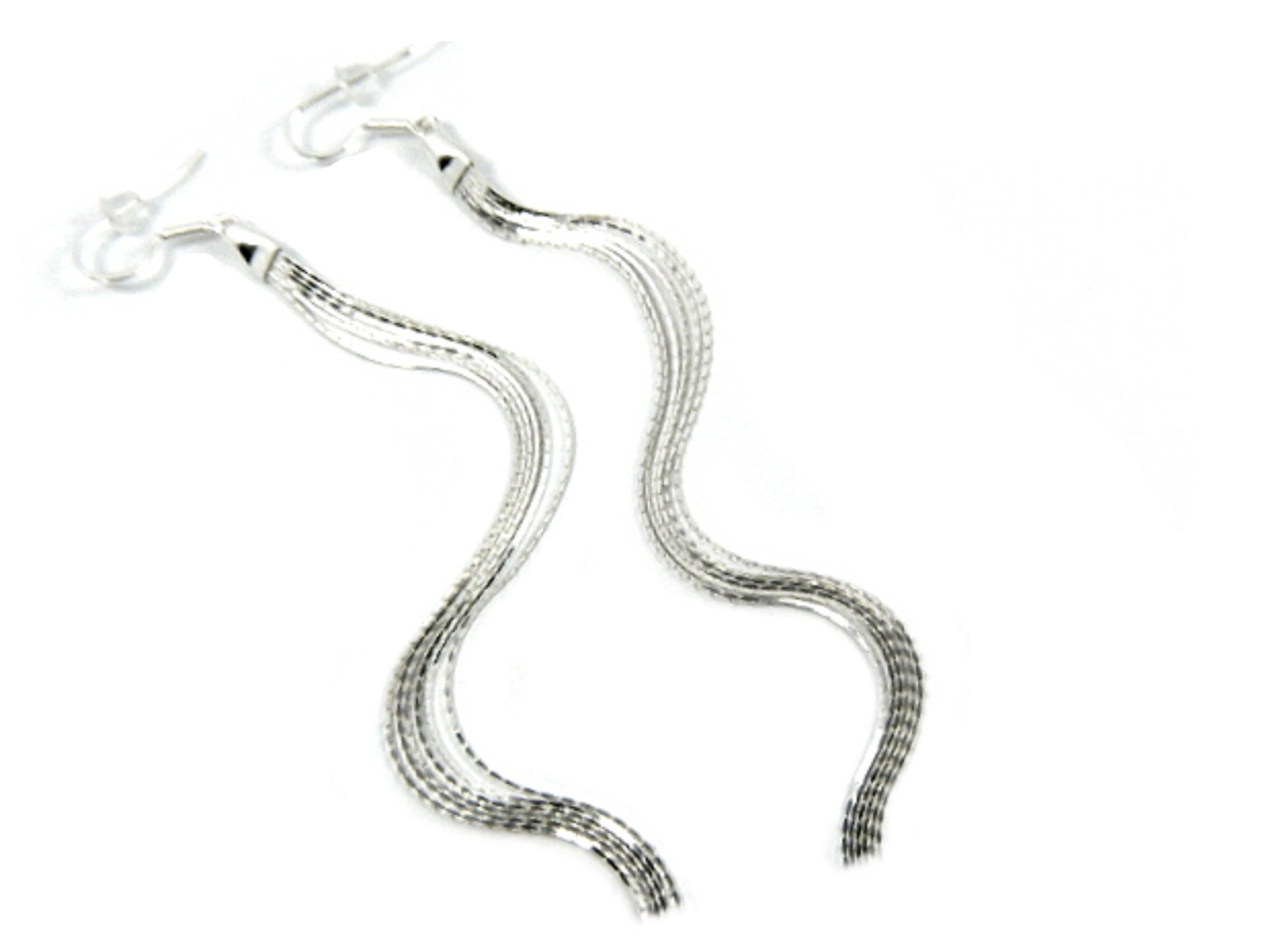 

Długie Kolczyki 13 cm Zamiatacze Ramion srebro 925