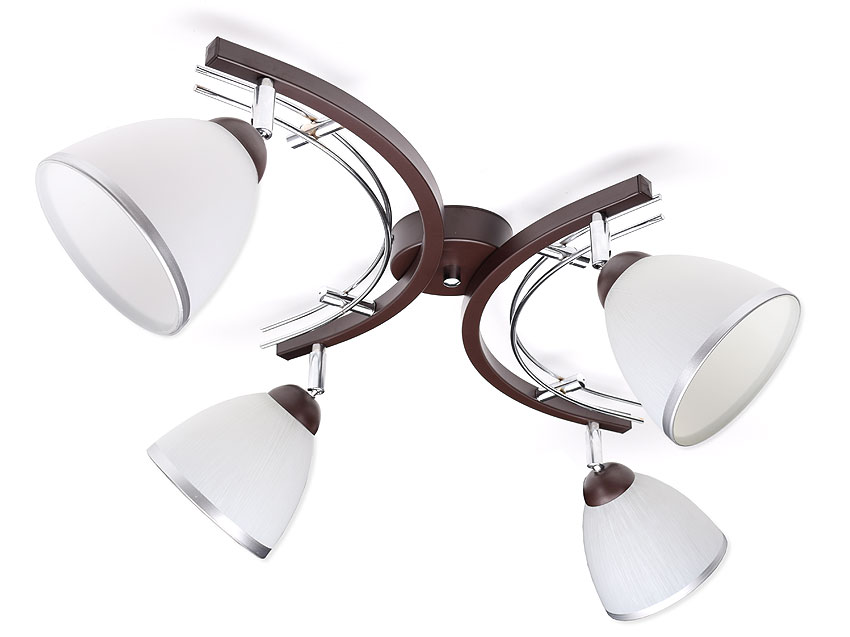 

Lampa sufitowa plafon żyrandol 4xE27 klosz kubek