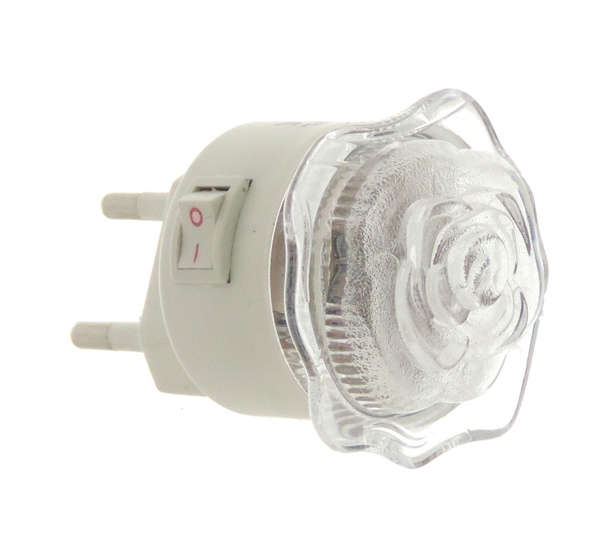 

Lampka Nocna Do Gniazdka Kwiat Led 0,4W 4