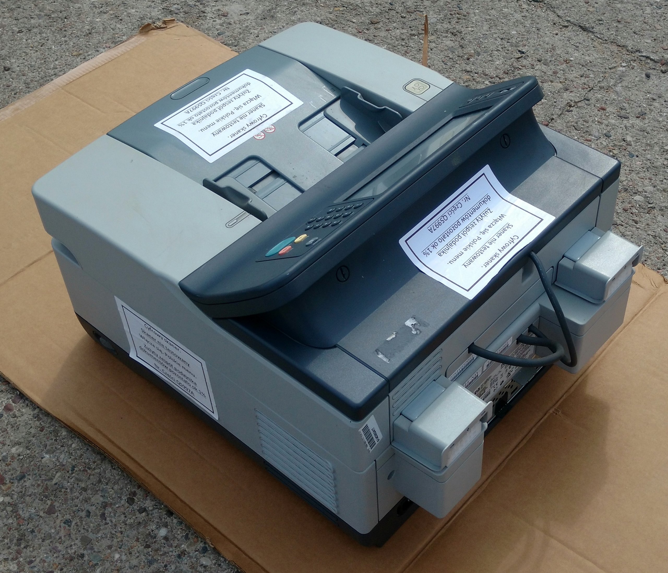 HP Digital Sender 9250c cyfrowy skaner dokumentów Model hp