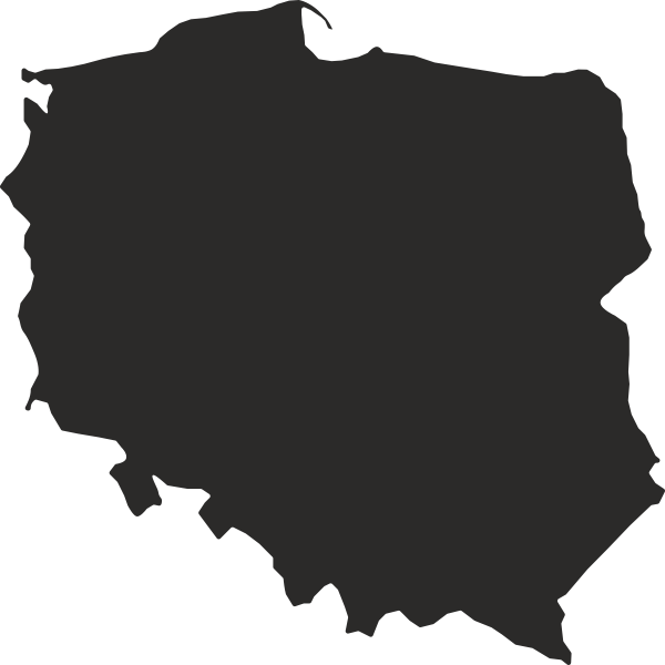 

Szablon malarski na ścianę mapa Polski 120x120cm