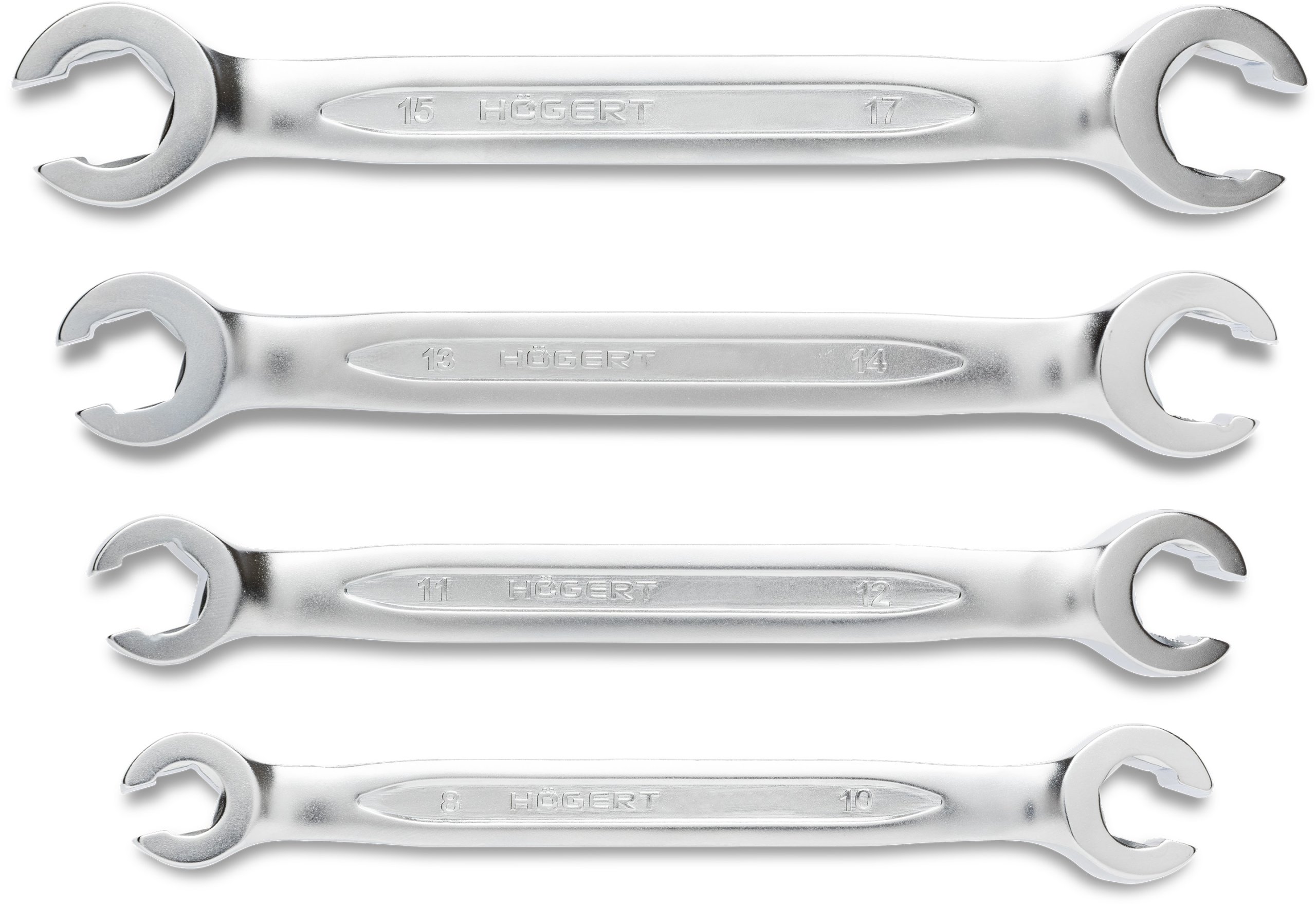 HOGERT HT1W730 ZESTAW KLUCZY OTWARTYCH 4 SZT Marka Hoegert Technik