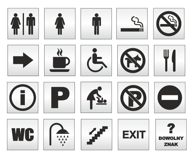 Tabliczka, Znak, TOALETA, WC, Piktogram Kod producenta tppls1