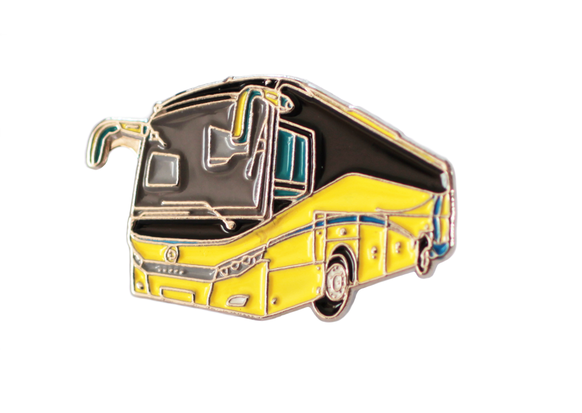 Żółty AUTOBUS dla KIEROWCY Pin Przypinka Pins