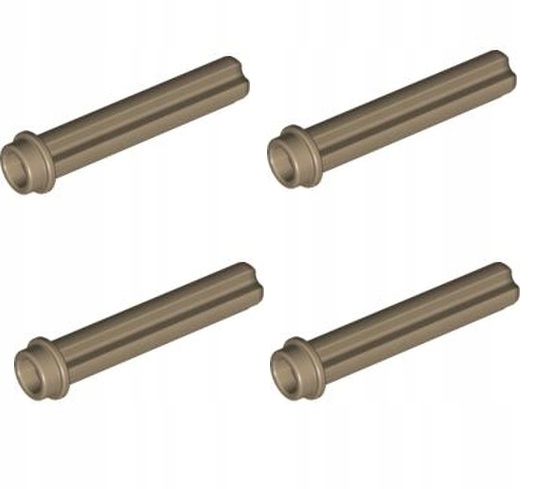 Lego Technic 6587 ось 3 со стопом на c. песочный 4x