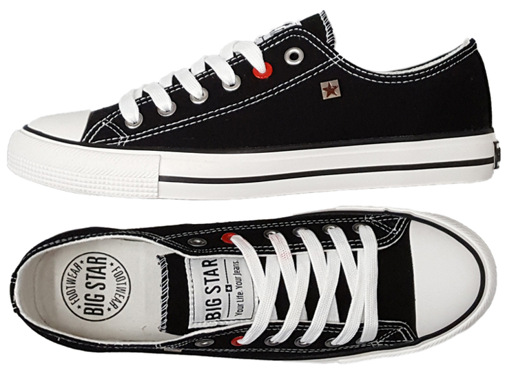 

Trampki Big Star męskie buty T174103 czarne 41