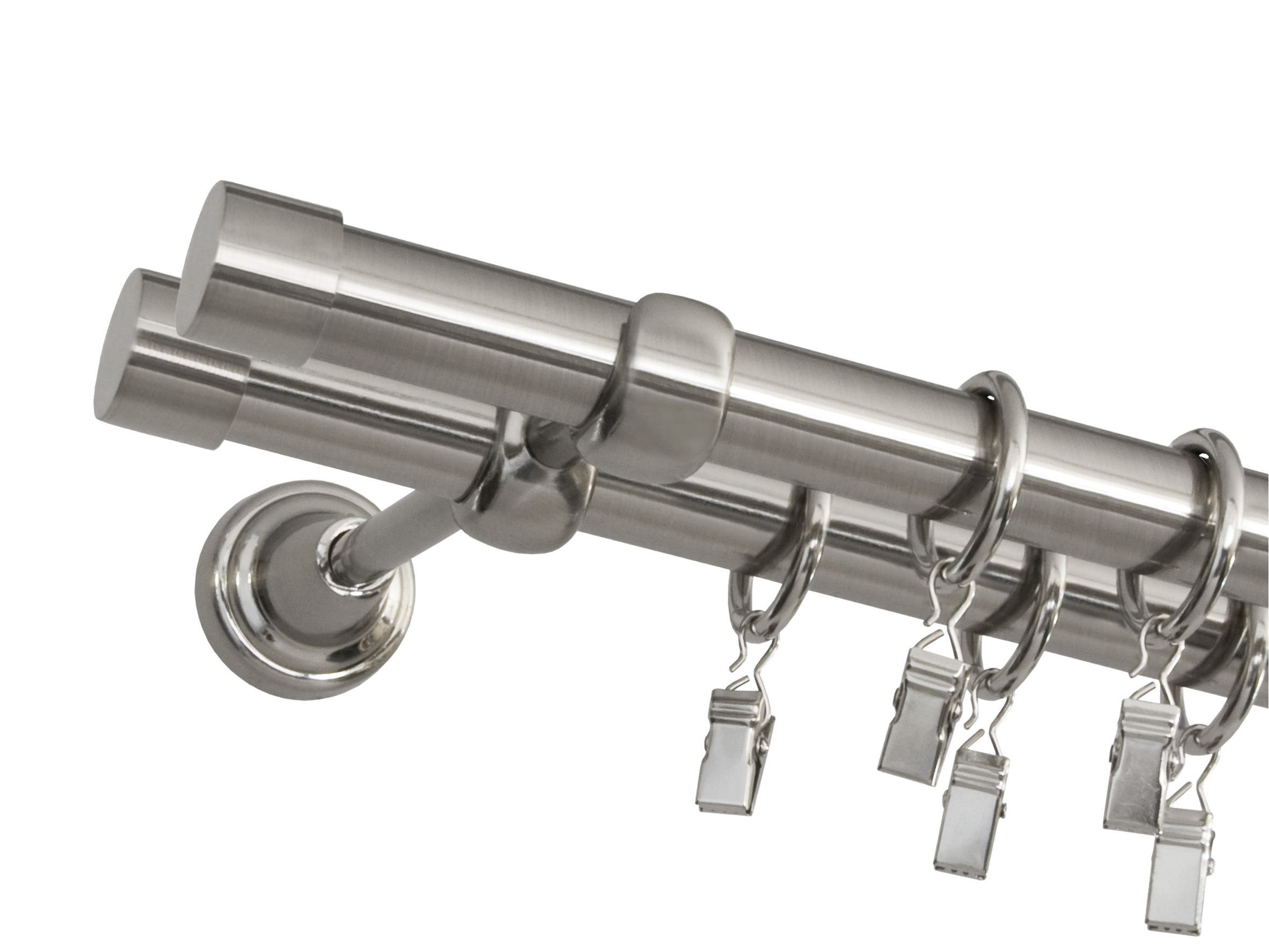 

Karnisz Bojanek podwójny 19+19mm Rullo 160cm Metal