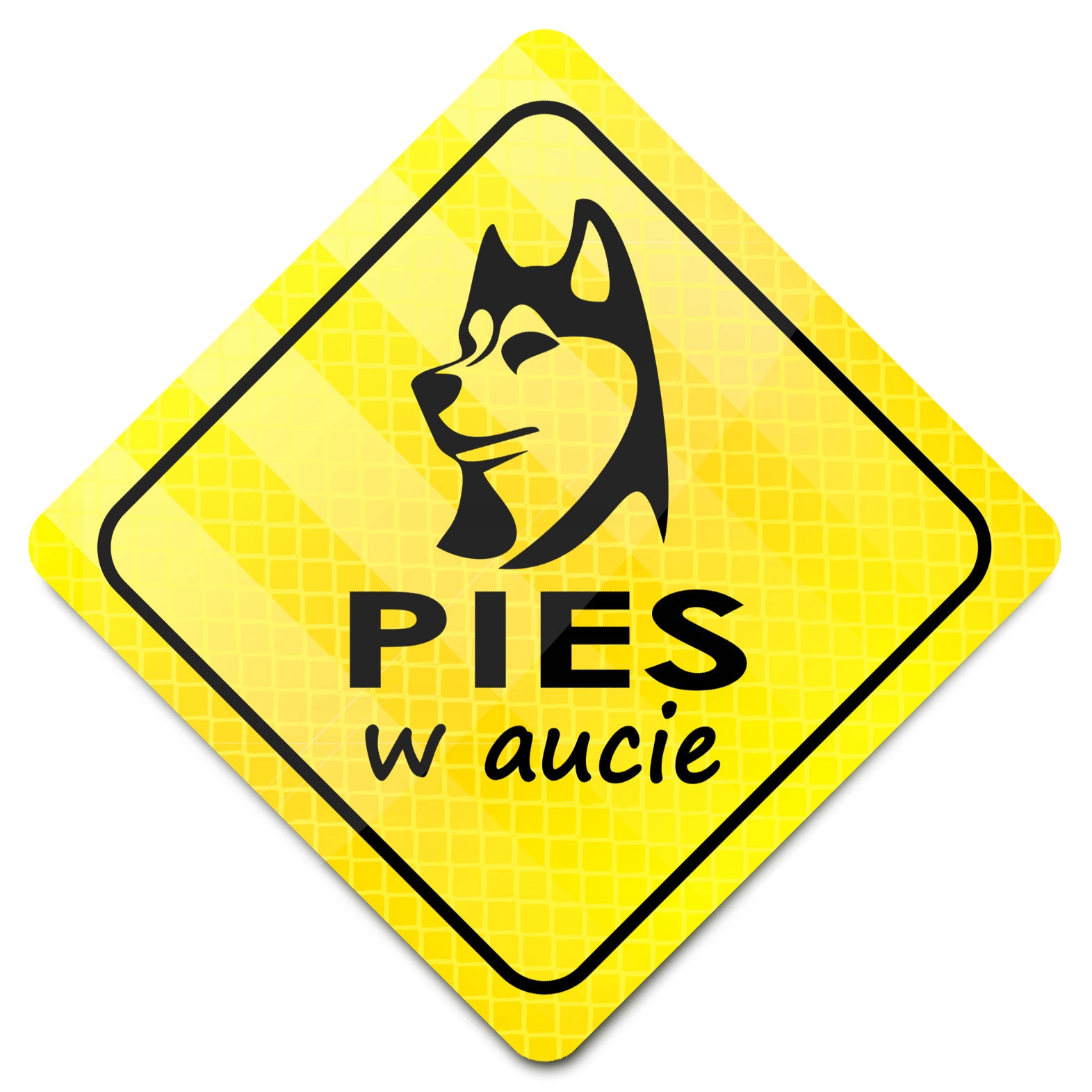 

Sticker Chroń Pupila Naklejka Pies W Aucie Hit