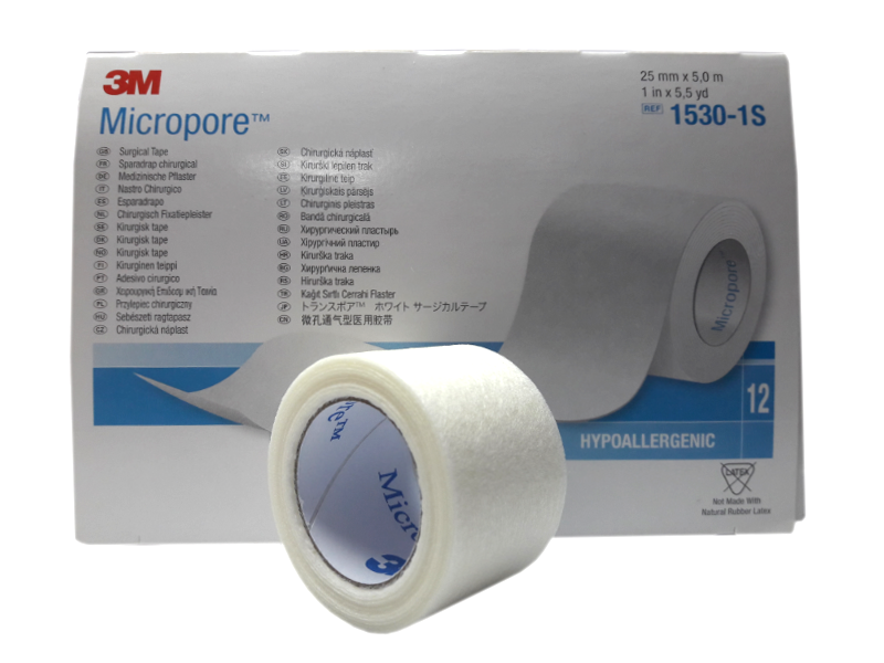 

Przylepiec Micropore 3M 2,5cm x 5m 12SZT