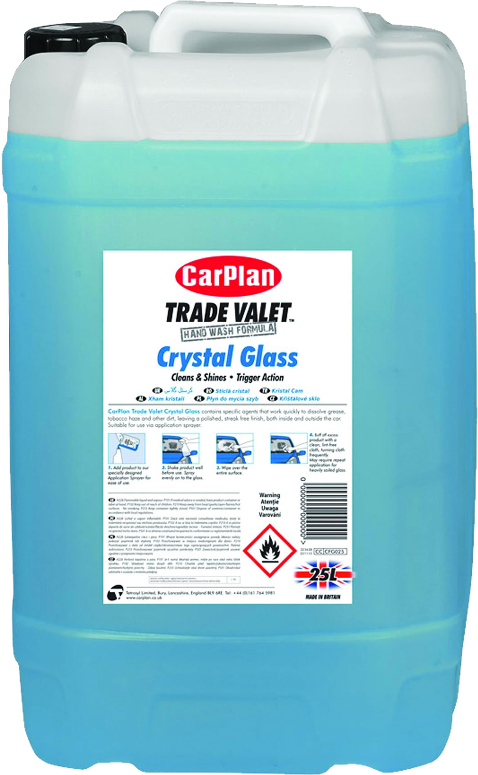 CarPlan мощный очиститель стекол 25L