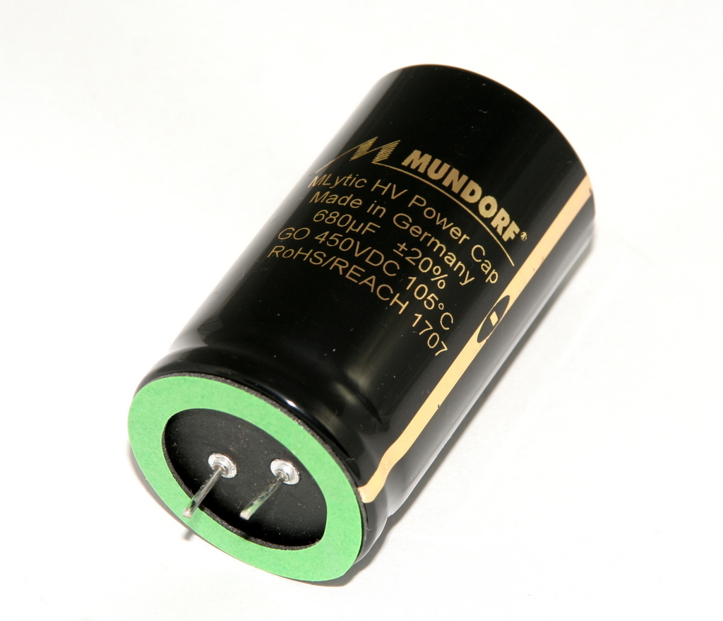 Mundorf MLHV MLGO 680 uf 450V M-lytický kondenzátor