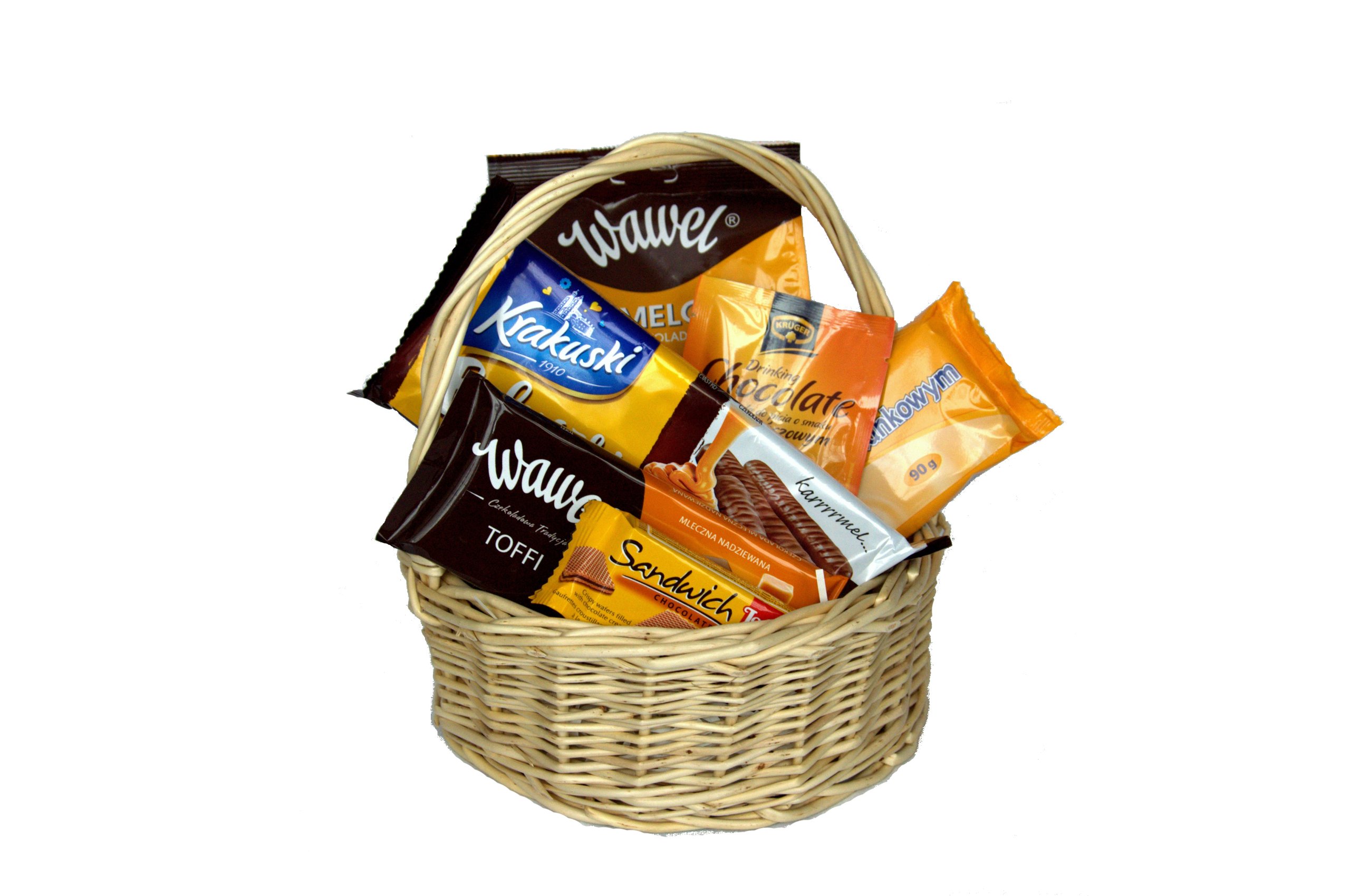 Kosz podarunkowy Kosz Upominkowy Kosz słodyczy