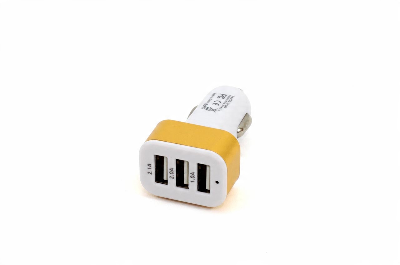 

Ładowarka Samochodowa 3x Usb 2.1A+2A+1A 12V/24V