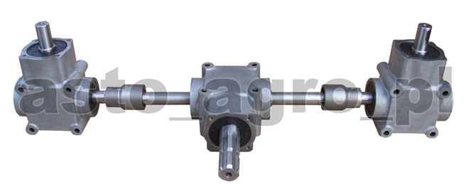 PRZEKLADNIA KATOWA ROZSIEWACZA NAWOZOW Rozsiewacz Weight with packaging 4 kg