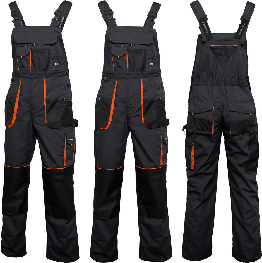 Mocne spodnie robocze ogrodniczki Kolmar 48