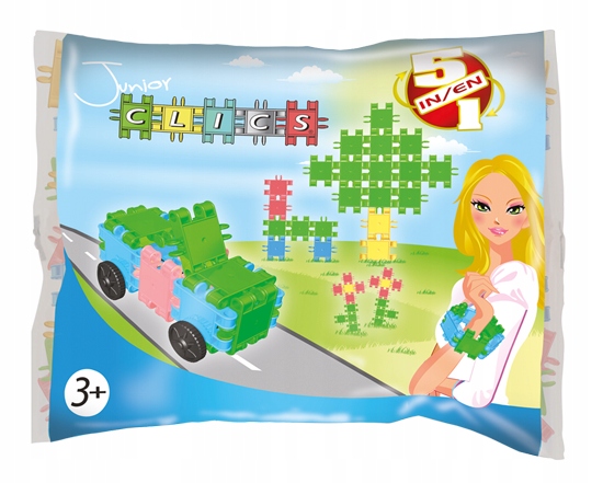 

Clics Pl Belgia Miękkie klocki JR123 Junior 26 szt