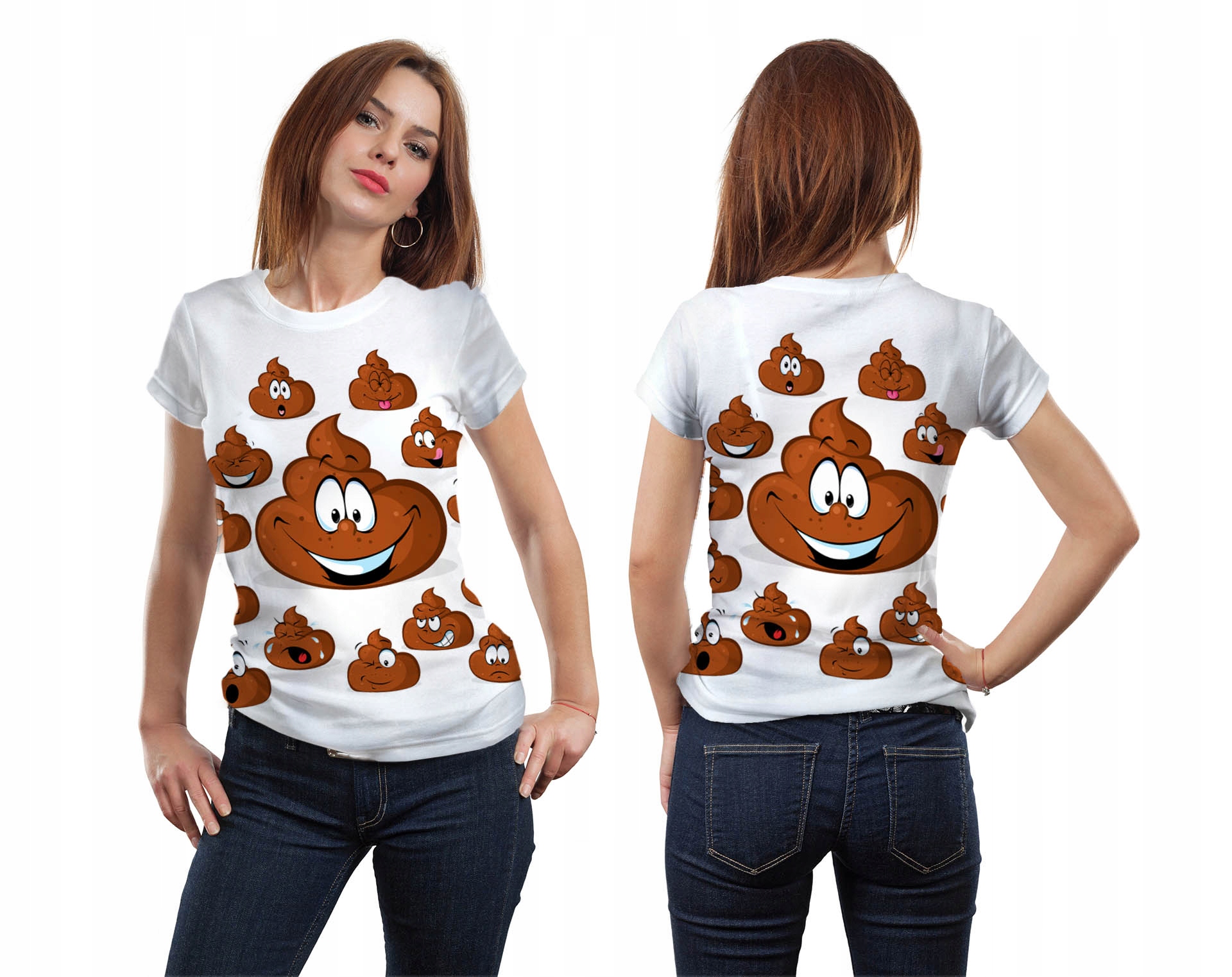 

Koszulka Fullprint T-shirt Lody S Wesoły Nadruk 3D