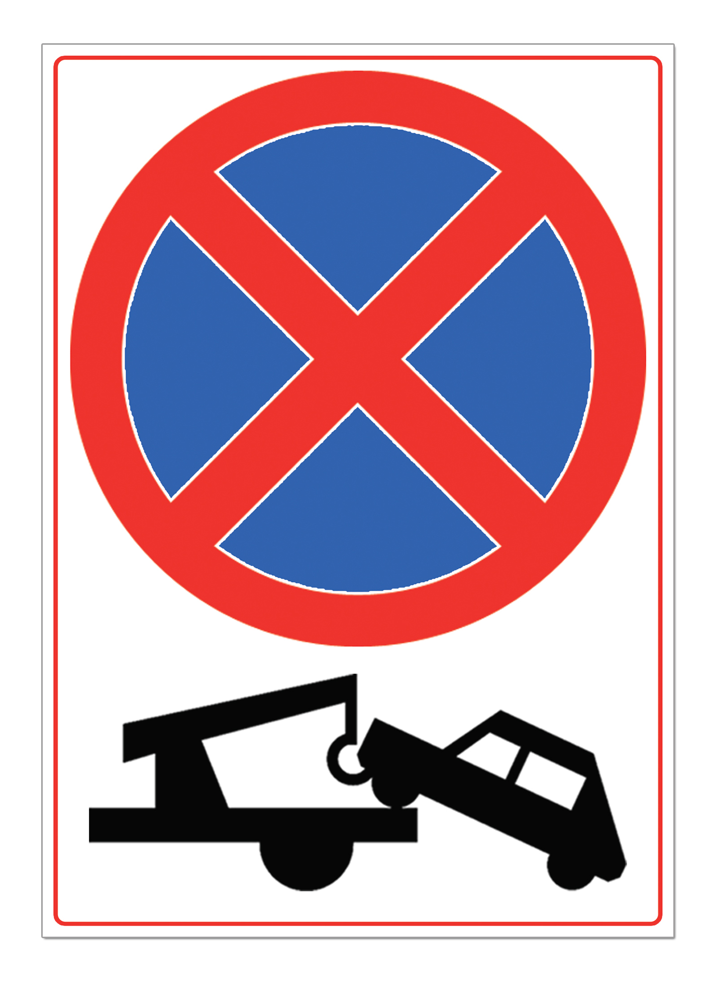 ZAKAZ PARKOWANIA grozi odholowaniem ZNAK tabliczka 6718861938 - Allegro.pl