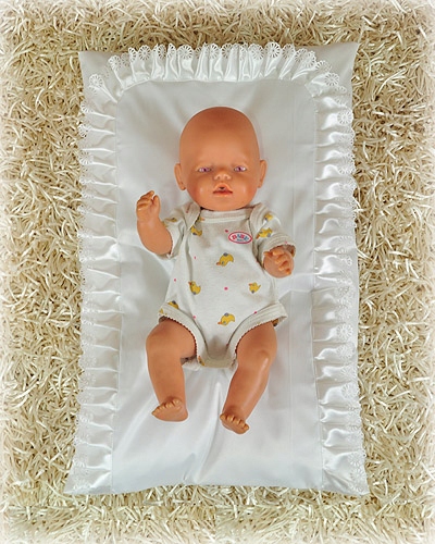 ARUŚ PODUSZKA 60X40 Z BIAŁĄ POSZEWKĄ NA CHRZEST Marka ARUS