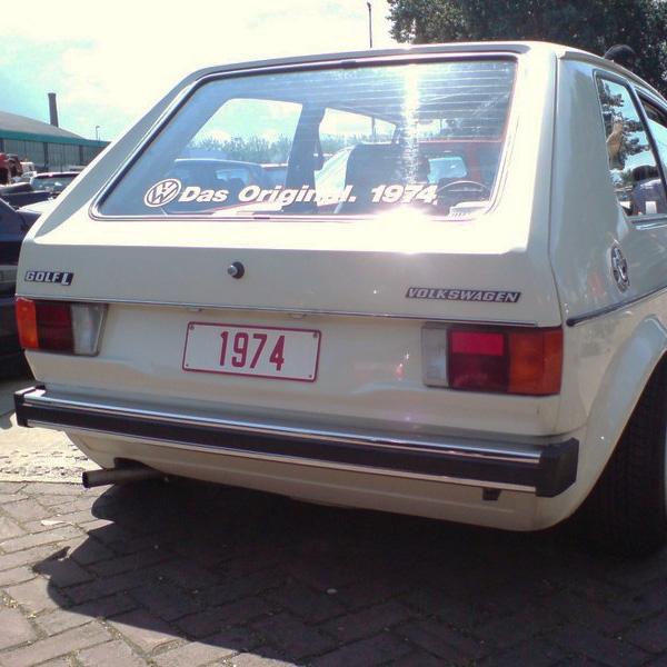 Naklejka DAS ORIGINAL. 19xx -na tylną szybęVW MK1 Producent Inny