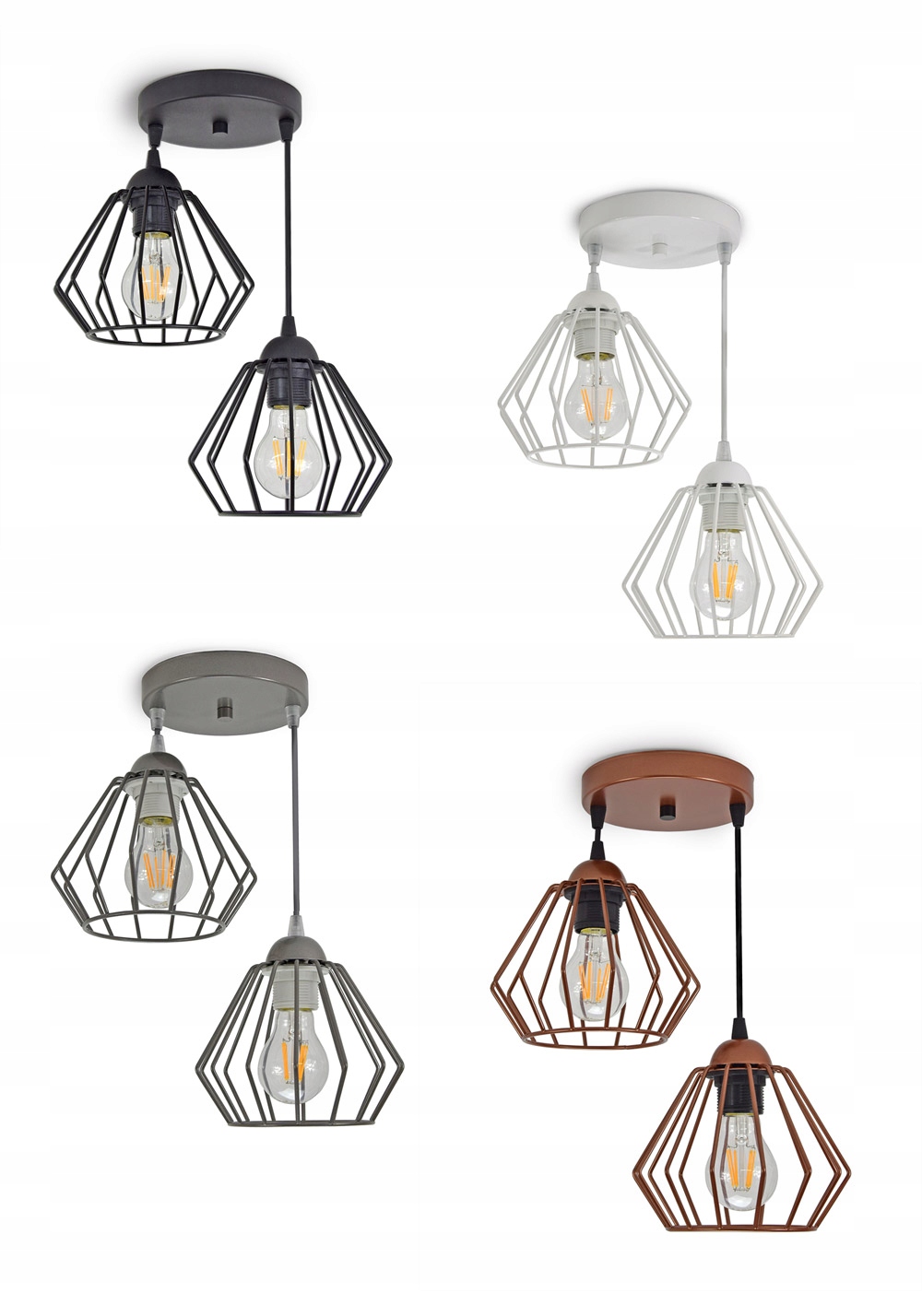 LAMPA WISZĄCA SUFITOWA ŻYRANDOL BRYLANT LED 724-E2 Marka Luxolar