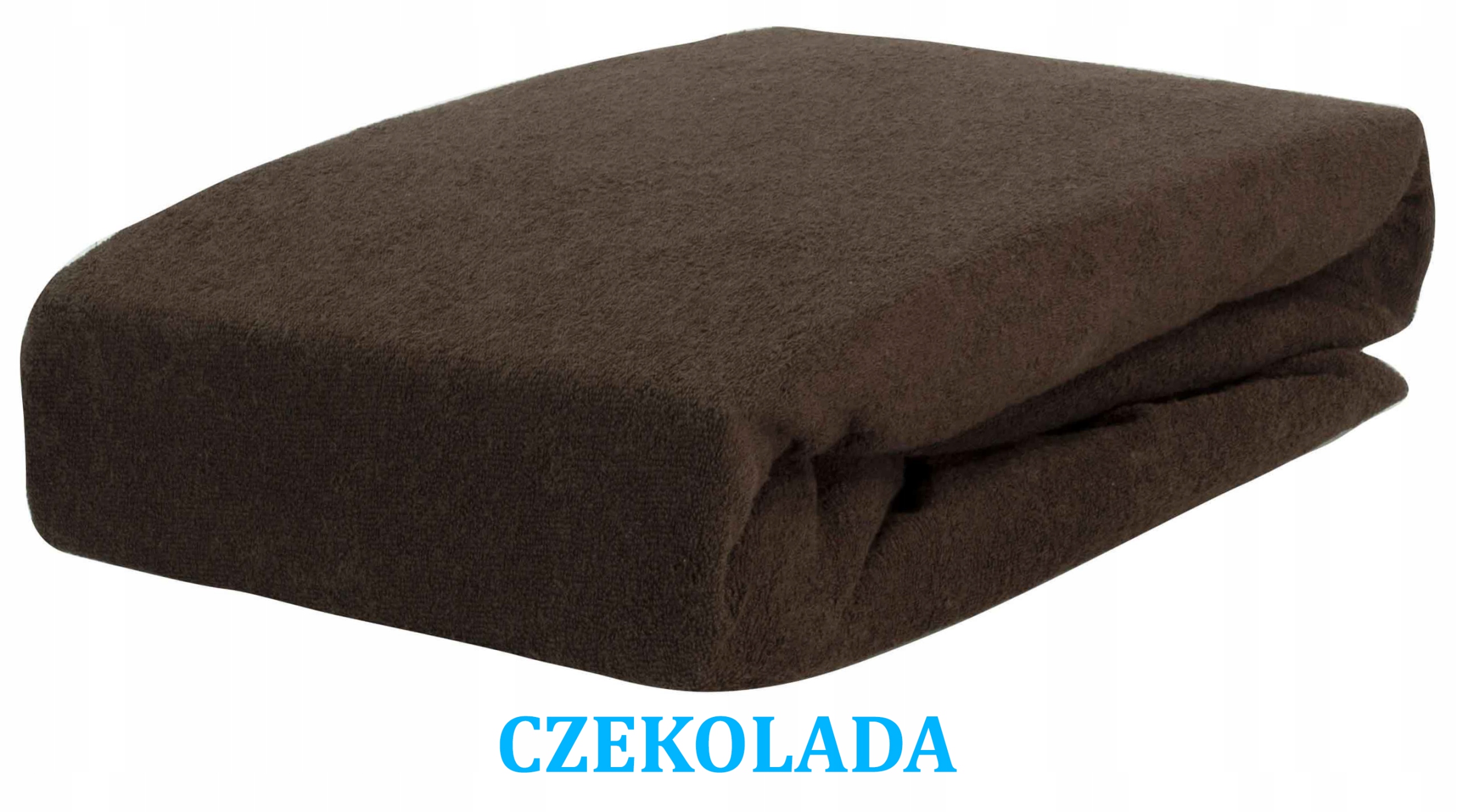 

Czekoladowe Prześcieradło Frotte Z Gumką 160/200