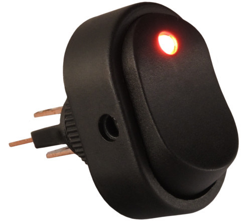 WŁĄCZNIK PRZEŁĄCZNIK Z DIODĄ LED CZERWONY 12V 20A Producent części Car-Max