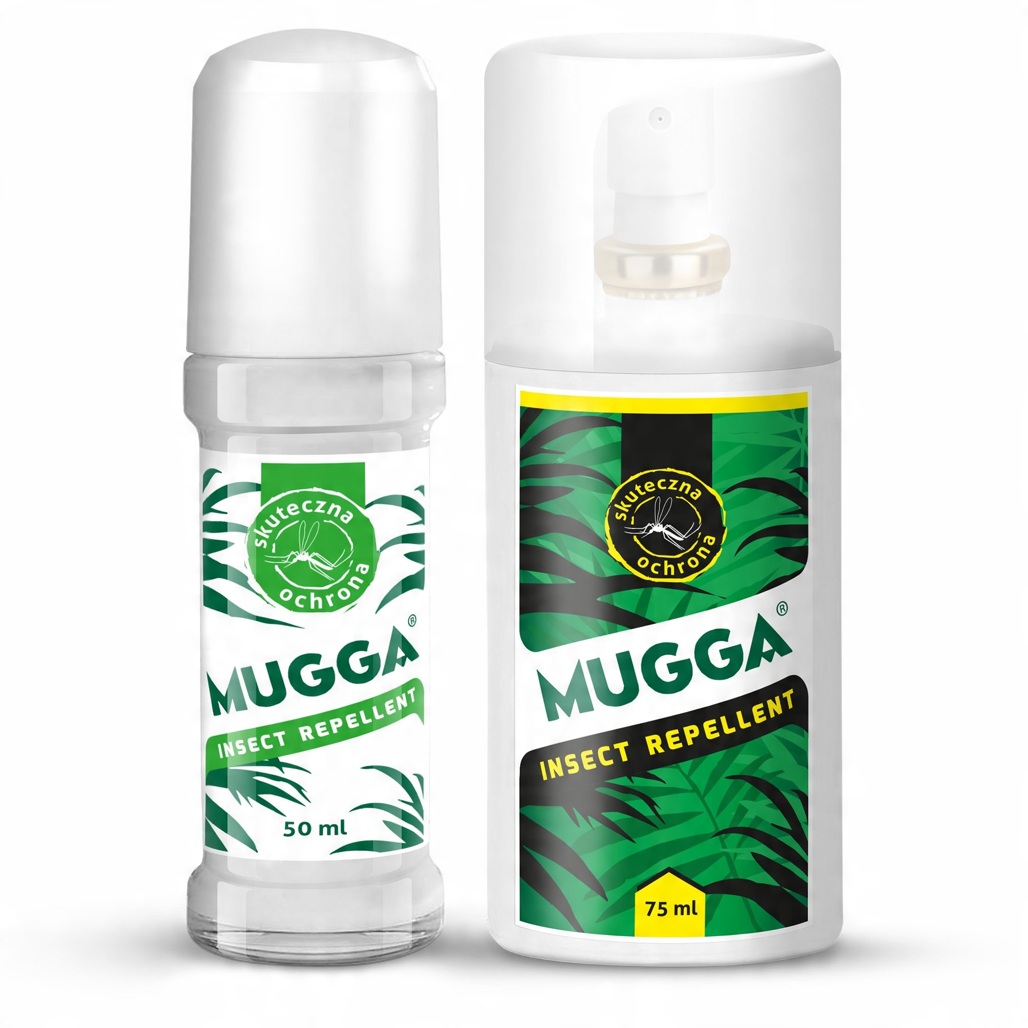 

Skuteczny Zestaw Na Komary Mugga Spray Roll-on
