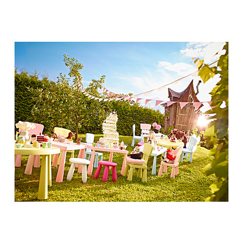 IKEA krzesełko dziecięce MAMMUT Kolory do wyboru Szerokość siedziska 26 cm