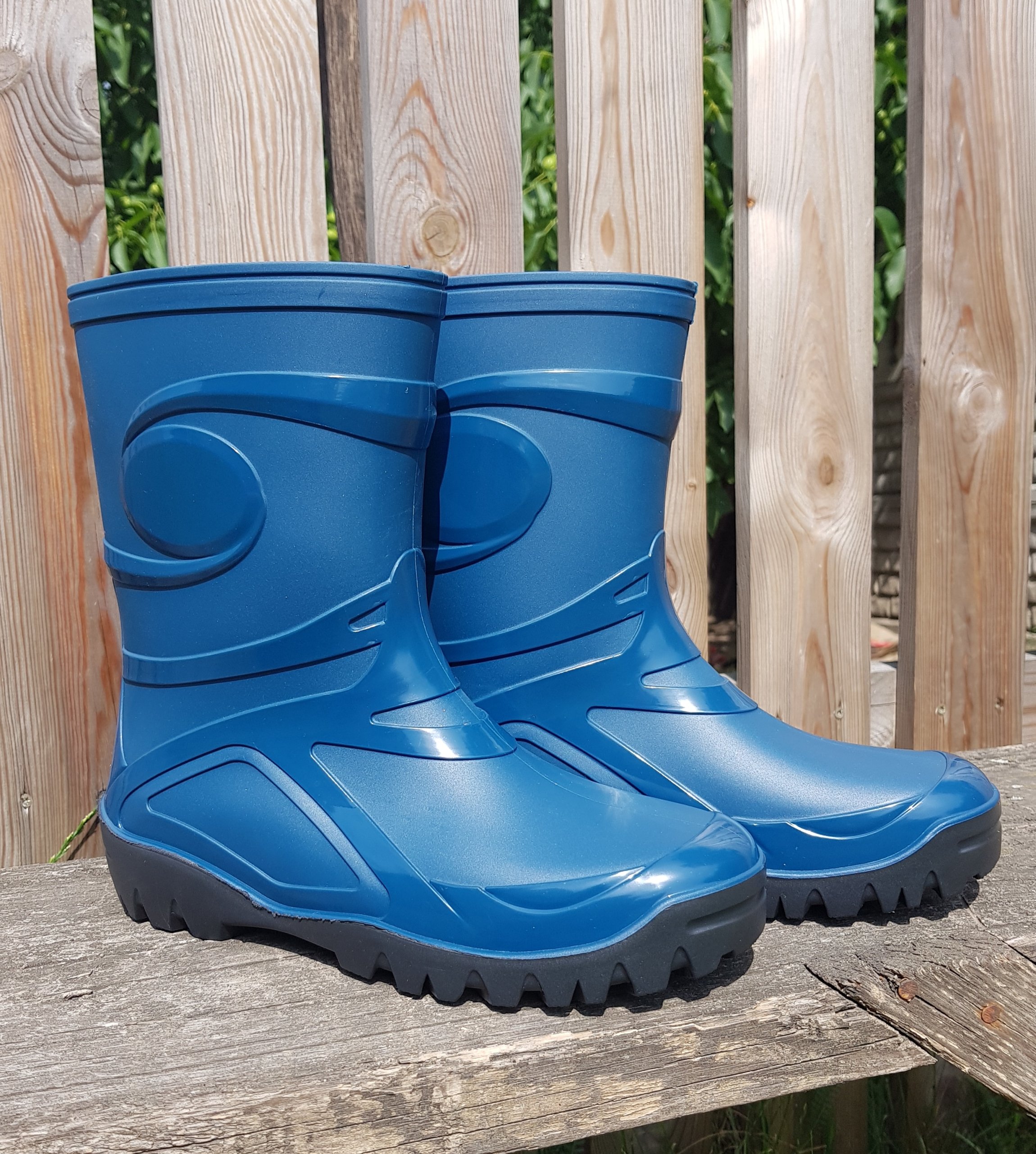 Kalosze Gumiaki Granatowe Młodzieżowe Young 2A Kolor niebieski