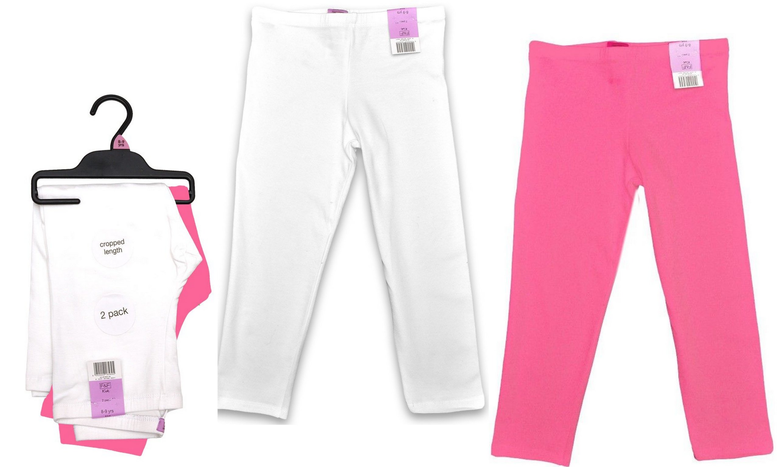 

F&f zestaw 2-sztuki legginsy 3/4 kolory 116