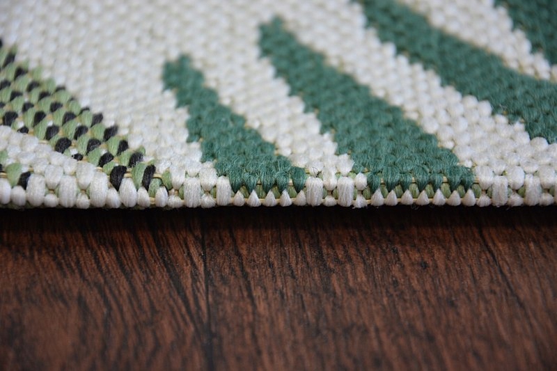 DYWAN PŁASKO TKANY JUTA 160x230 LIŚCIE PALMA #B653 Rodzaj płaskotkany