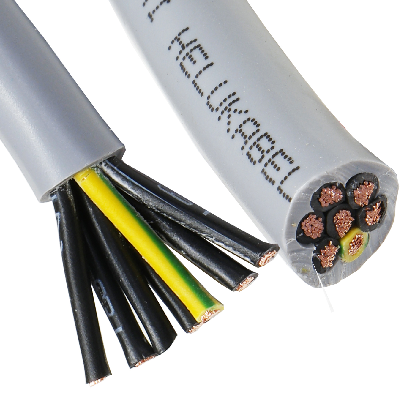 Przewód kabel sterowniczy JZ500 7x1,5 HELUKABEL (JZ500 7G1,5 300/500V